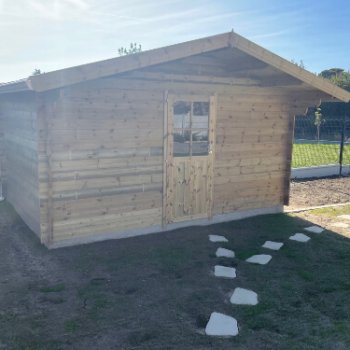 Abri de jardin en bois 2 pentes